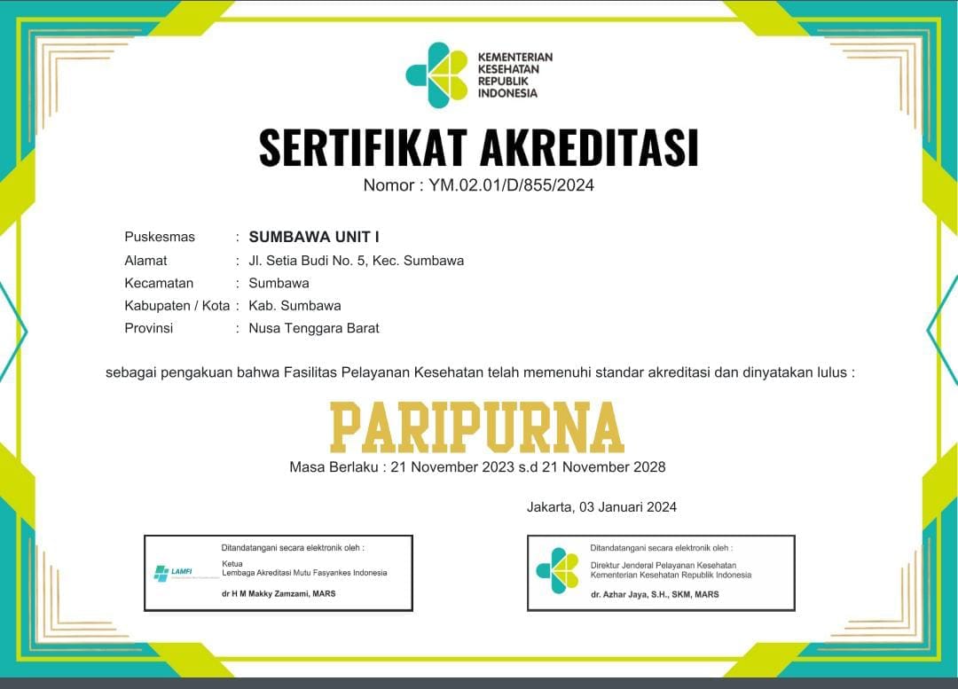 Dokumen Akreditasi Puskesmas