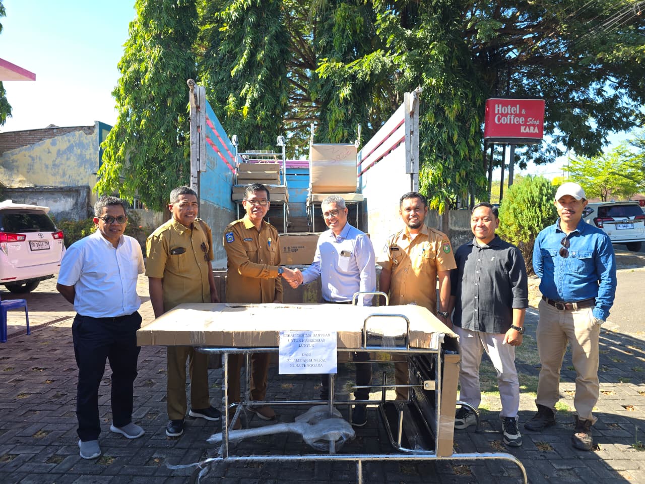 Bantuan Hospital Bed PT AMMAN Mineral 