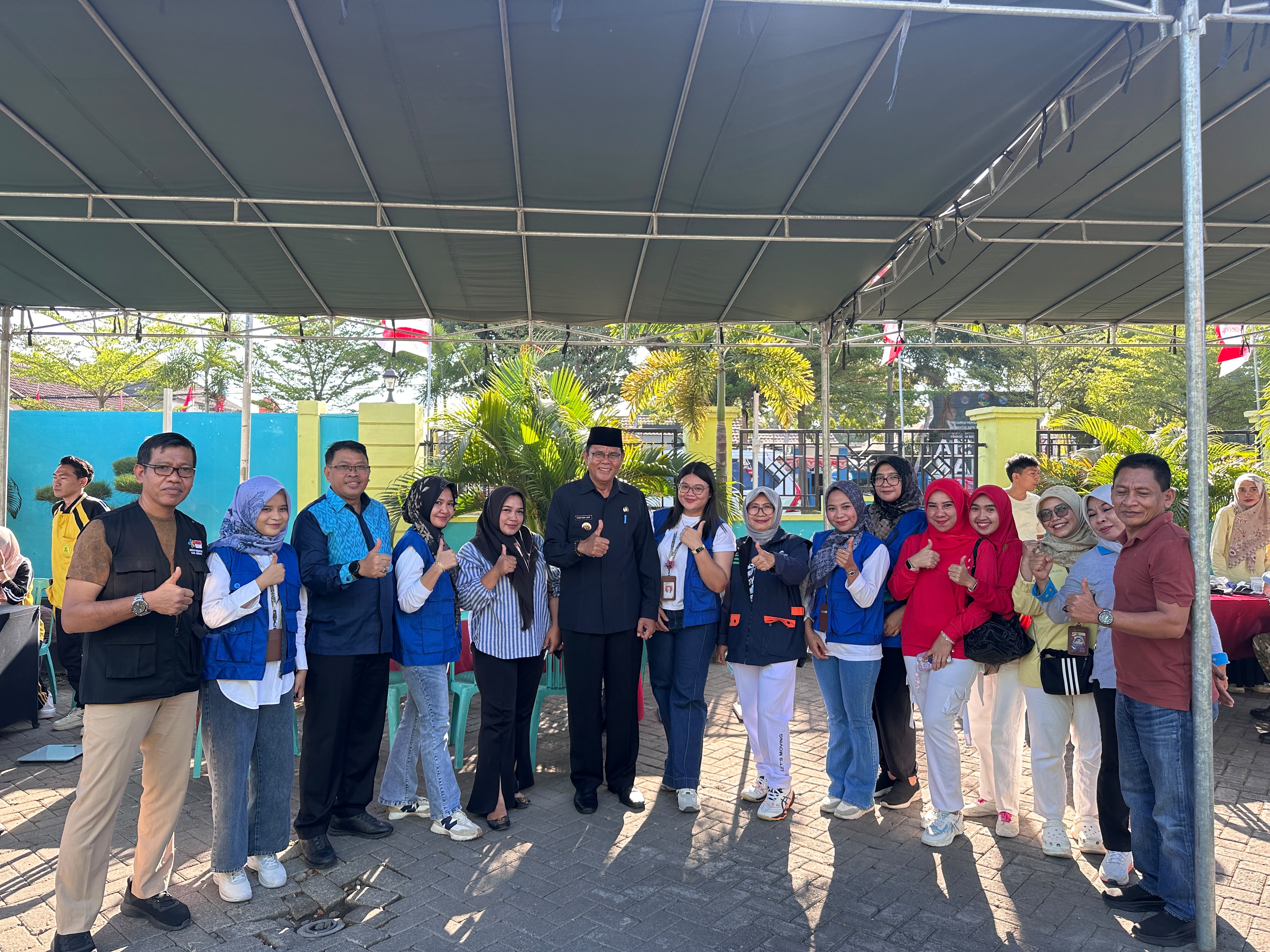 Gelar Senam Lansia, Cek Kesehatan Gratis, Serta Donor Darah Dalam Rangka HUT ke-81 Republik Indonesia